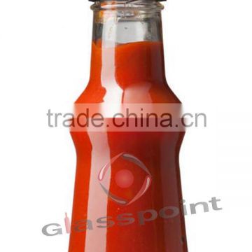 BBQ glass bottle, BBQ sauce bottle, glass bottle for BBQ