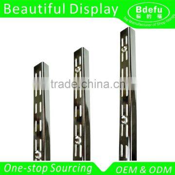 Aluminum H channel/slot upright post/double hole slot tube AA column slotted strut channel