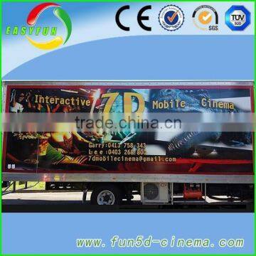 6dof Amusement equipment Hydraulic/Electric truck mobile 5d cinema