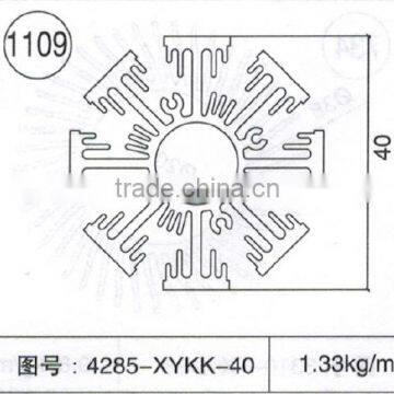 Led Heat Sink Parts 6063 Mill Finished Aluminum Products