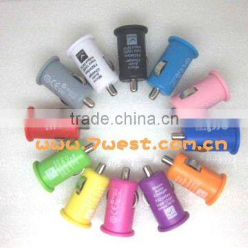 Colorful Micro USB Auto charger for Apple iPhone,iPod