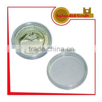2" plastic coin capsules