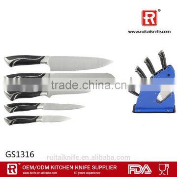 Yangjiang Arylic Block Stainless Steel Kitchen Knife