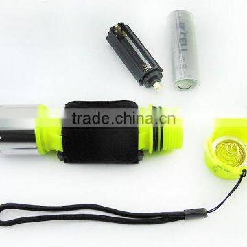 A-OK Rechargeable Power Source and ABS Lamp Body Material Led With Cree q5 Lamp Beads s Diving Flashlight and Diving Torch Falsh photo-4