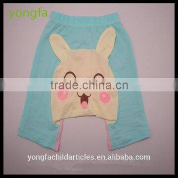 lovely rabbit panda shorts baby shorts with printed rabbit