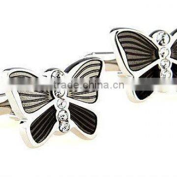 2013 Fantasy butterflies painted Cufflinks aigner cufflink novelty cufflinks