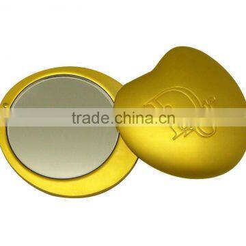 Golden Metal pocket Mirror