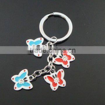 Most popular promotion butterfly shape alloy key chain