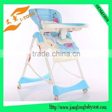 Cheaper Plastic High Chair Folding Baby Feeding Chair