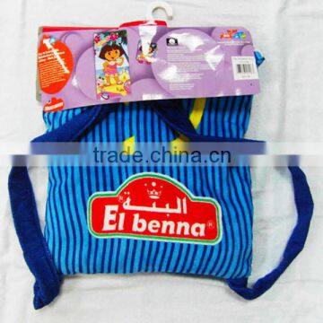 Hot Sale Factory Made Color Stripes Velour Printing Towel Cloth Cheap Beach Bag photo-4