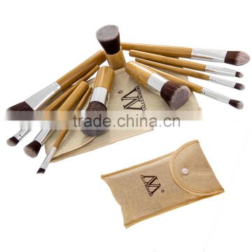 Best Beauty Product 11pcs hot sale Bamboo Make Up Brush