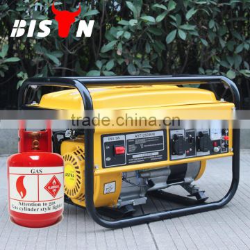 BISON(CHINA) OEM Factory Easy Move With Tire Kit Methane Gas Generator