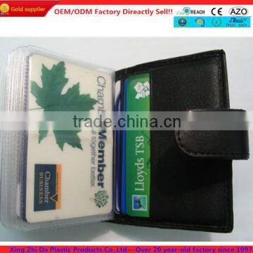 PU leather id credit card holder