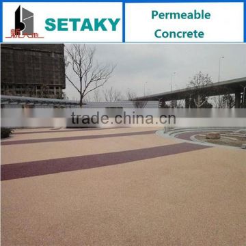 seepy material new kind of concrete pervious concrete