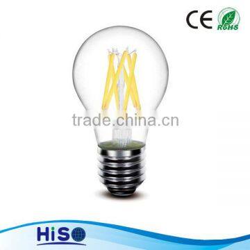 best selling products 360 degree led filament bulb 6w e27 lamp with high quality