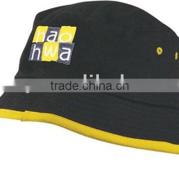 embroidery 100% cotton leisure bucket cap