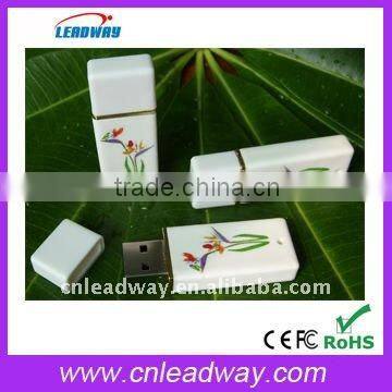 High quality orginal chip novelty ceramic usb cheap print company logo 2gb 4gb 8gb