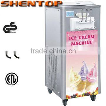 SHENTOP Ice Cream Making Machine 3 flavors soft serve ice cream making machine STBQ333