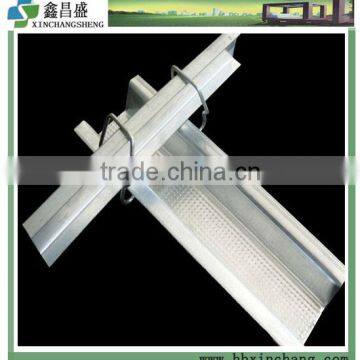 Ceiling carrying channel galvanized metal profile