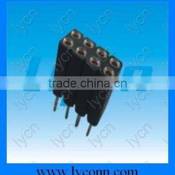 round pin female Socket Single/ Double Row pitch 2.54mm