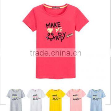 Fashion Cheap Wholesale Latest Design Custom Women Print T-shirt in Bulk photo-3