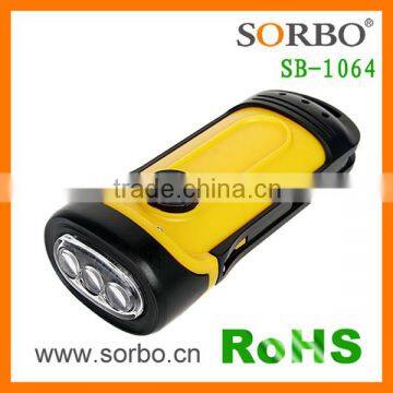 Wind-up Dynamo Rechargeable Emergency LED Flashlight Torch With Waterproof Function photo-5