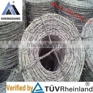 TUV Rheinland galvanized barbed wire