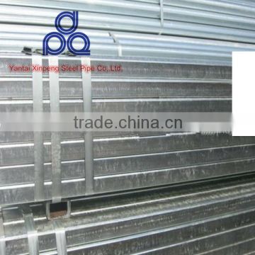 hot rolled galvanized square pipes