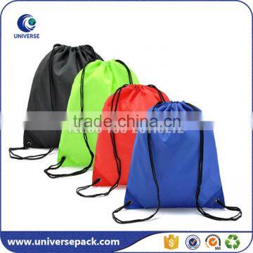 Colorful recycled nylon draw string bag backpack                        
                                                                                Supplier's Choice