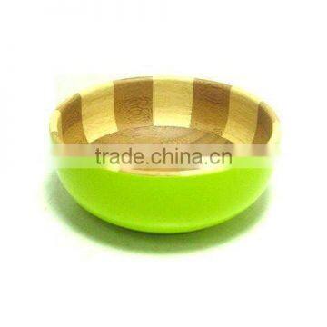 Bamboo Rice Fruit Soup Salad Bowl with Food Grade Passed and Custom Shape and Size and Color