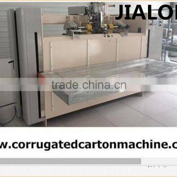 JL-1 high speed double servo semi-automatic paperboard stitcher machine/carton box stapler machine