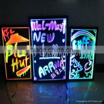 Flashing led advertising hand writing board