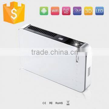 Ultra Slim Android Type DLP 3D Projector with Home Cinema School Education Office use