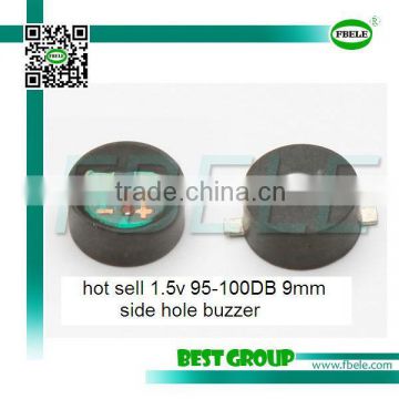 hot sell 1.5v 95-100DB 9mm side hole buzzer SMT9045