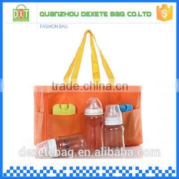 Multifunction Handy Tote Orange Casual Mommy Bag photo-2