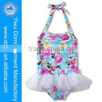 Kids Cottage Garden One Piece Ballerina Tutu Swimsuit,Dress Design Swimwear, Open Hot Sexy Girl Photo Tutu Skirt