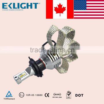 Emark TUV ISO CE approved EKLIGHT Smart canbus H4 H7 H11 9006 led auto headlight