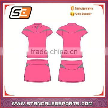 Stan Caleb Hot sale 100% polyester sports wear badminton tennis jersey