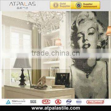 glass mosaic wall art murals,decorative art crystal mosaic tile,surface art porcelain tile