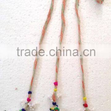 Handmade multi color beaded Vintage banjara Tassels