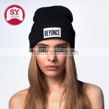 free pom winter beanie with custom label