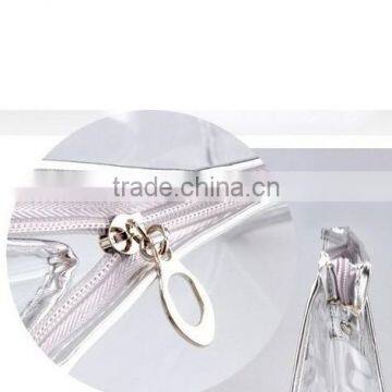 Clear Vinyl Pvc Cosmetic Packaging Handle Bag Sewing From China Manufacturer photo-4