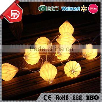 TZFEITIAN promotional wholesale festival holiday decorative paper lantern merry christmas rope light