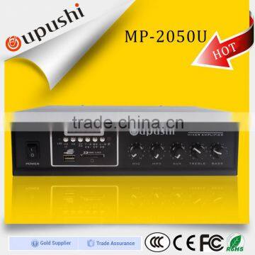 Consumer electronics Oupushi pa amplifier 50w mini power amplifiers with remote control