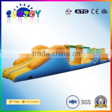 china supplier new product SJ-WG008 inflatable obstacle course damp proof course