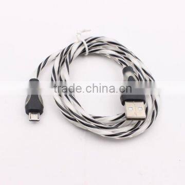 Micro USB Cable Fast Charging & High Speed Data Cable Double Sided USB Connector