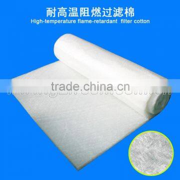 Temperature Resistance Air Filter Media Flame Retardant Air Pre Filter Cotton photo-3