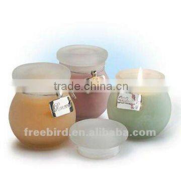 Natural scent soy wax candle