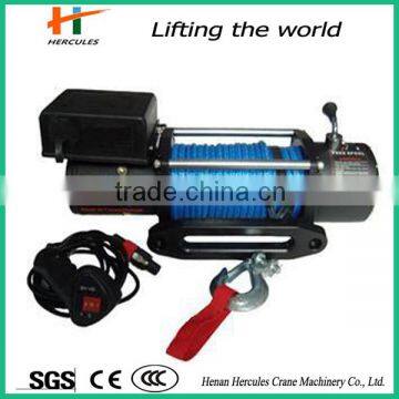 Powerful wire rope small electric winch 220v