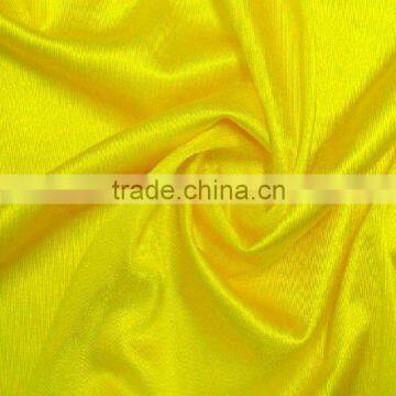 100% Polyester Plain Dyed Warp Satin Dazzle Tricot Fabric